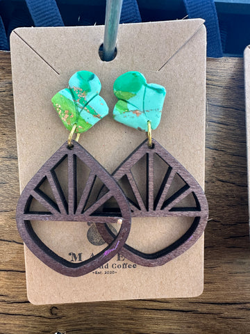 Green and Wood Dangles