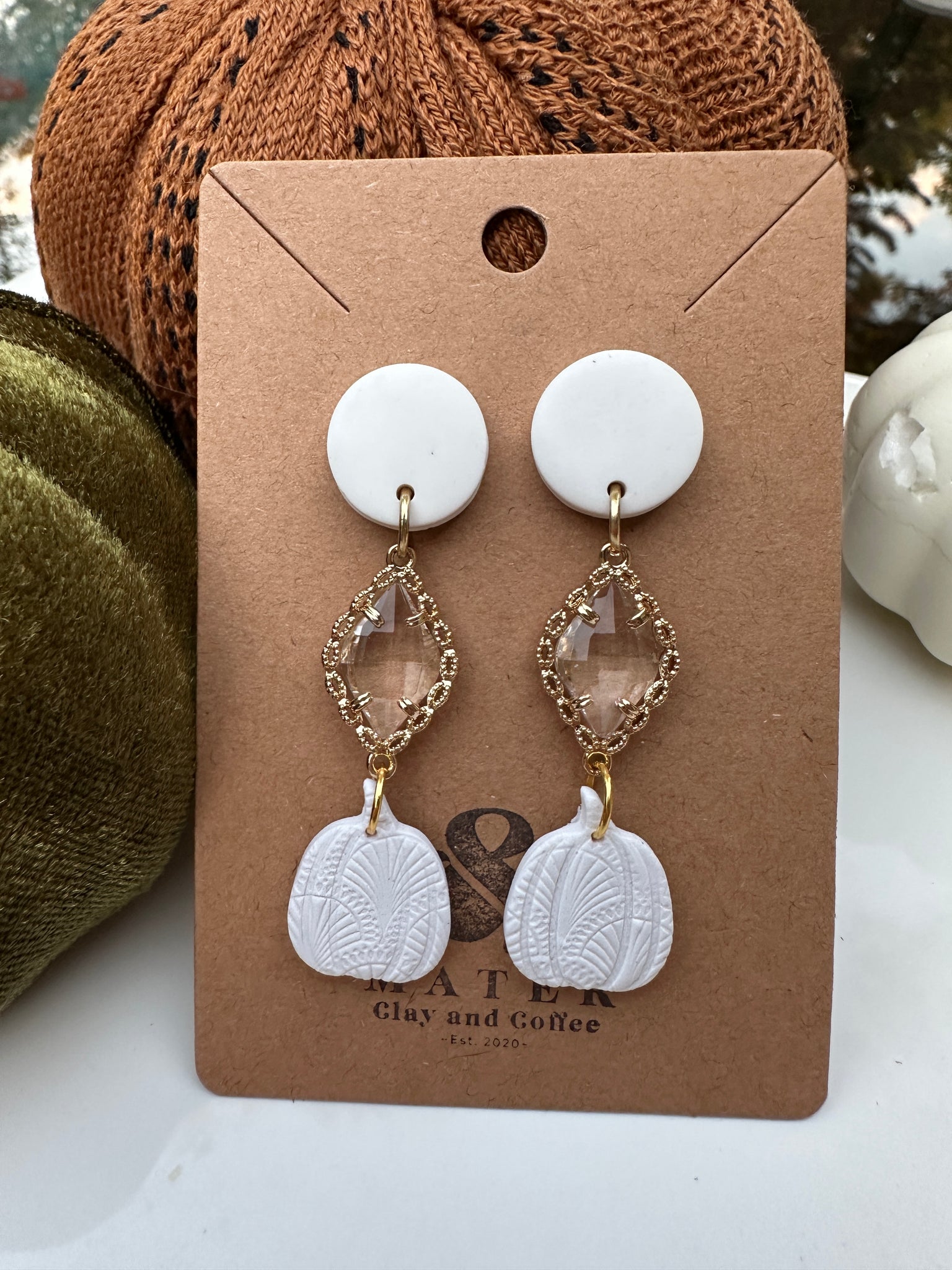 Fall Leaves-fancy white