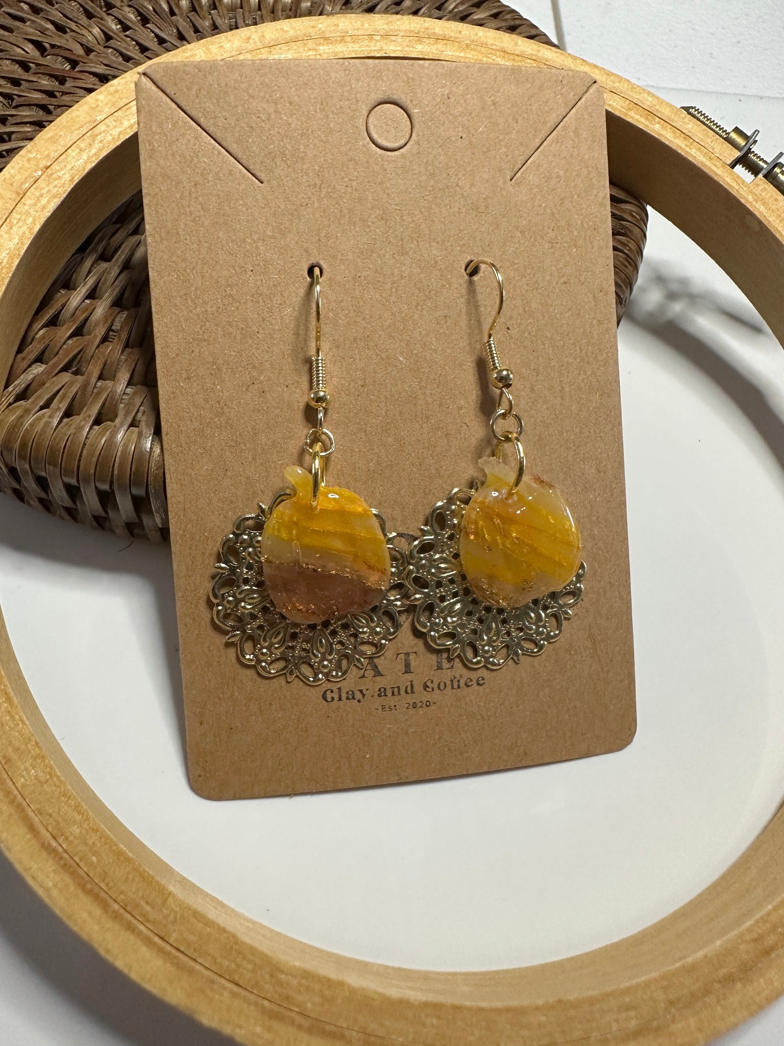 Honey Pumpkins with Mandalas