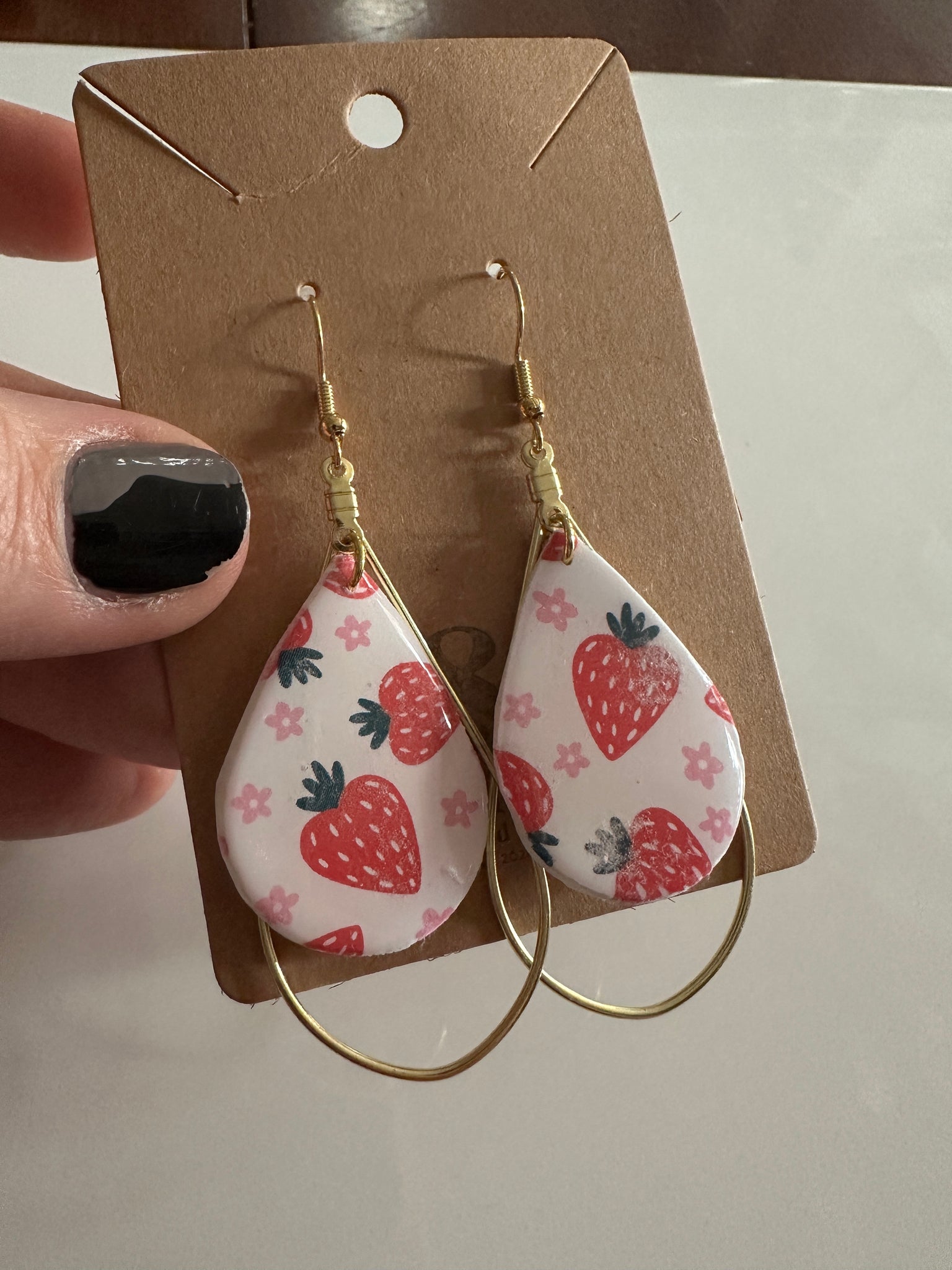 Strawberry and Pink dangles