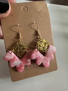 Valentine Pink with Gold charm